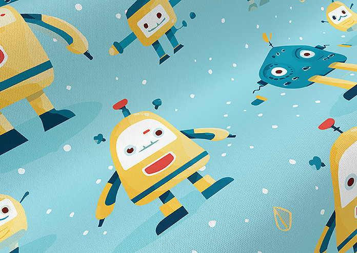 Sparky Squad, Electric - Roman Blind - Image 4